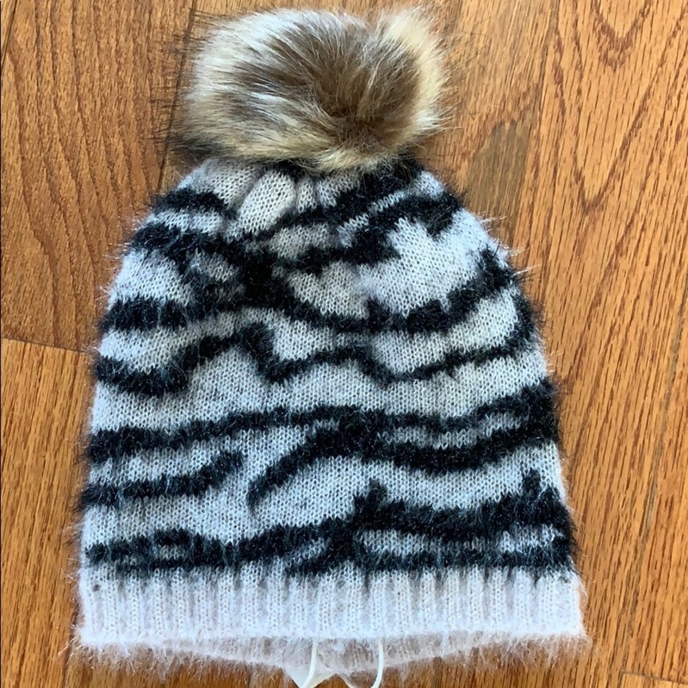 Look By M Zebra Hat